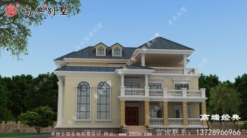 農(nóng)村三層別墅質(zhì)樸耐看